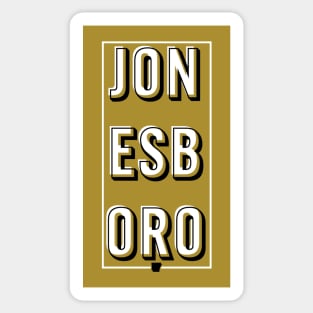 Jonesboro City Block Sticker